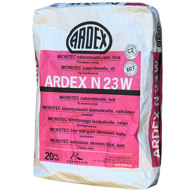 Ardex N 23 W, Vitt Fix 20kg, Fästmassa