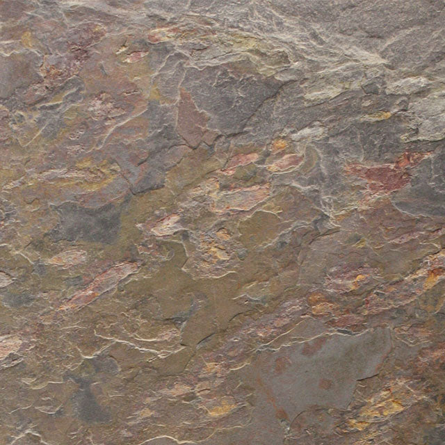 Multicolor lerskiffer, naturliga plattor